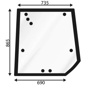 Bakruta Mf Övre 6100-8100 Serie