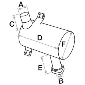 Ljuddämpare Mf 3388432M1