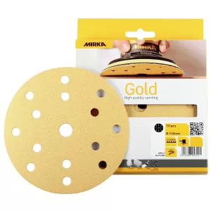 Sliprondell 150Mm 15H P240 Gold 10St