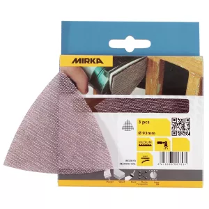 Slippapper Trekant 93Mm P80 Abranet 3St