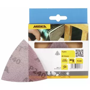Slippapper Trekant 93Mm P240 Abranet 3St