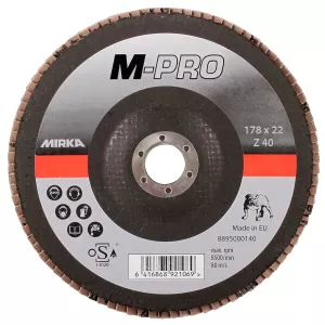 Lamellrondell 180Mm G40 Zir M-Pro Inox