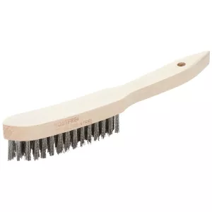 Stålborste 4-Rad Rostfri