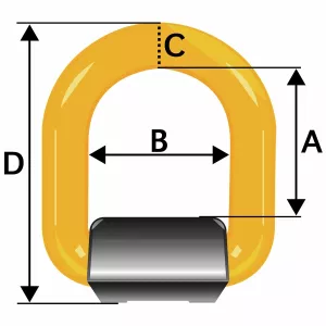 Lyftögla Svetsbar 8T
