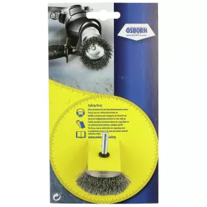 Koppborste 6Mm 40X25Mm Ståltråd 0,25Mm