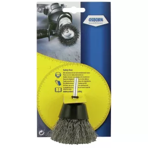 Koppborste 6Mm 50X35Mm Ståltråd 0,25Mm