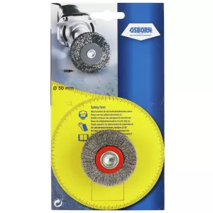 Cirkulärborste 6Mm 50X17Mm Ståltråd 0,20Mm