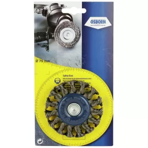 Cirkulärborste 6Mm 75X12Mm Ståltråd 0,35Mm