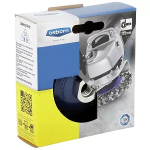 Cirkulärborste M14 100X13Mm Ståltråd 0,35Mm