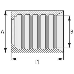 Presshylsa 1/2" Till 4St Slang