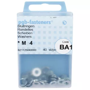 Planbricka M4 40St Din125A Förzinkad