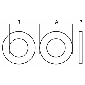 Planbricka M5 200St (0,10Kg/Pak) Din125A