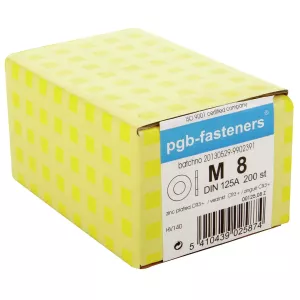 Planbricka M8 200St (0,32Kg/Pak) Din125A
