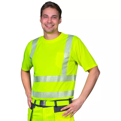 Varsel T-Shirt L Gul Kl2 En20471