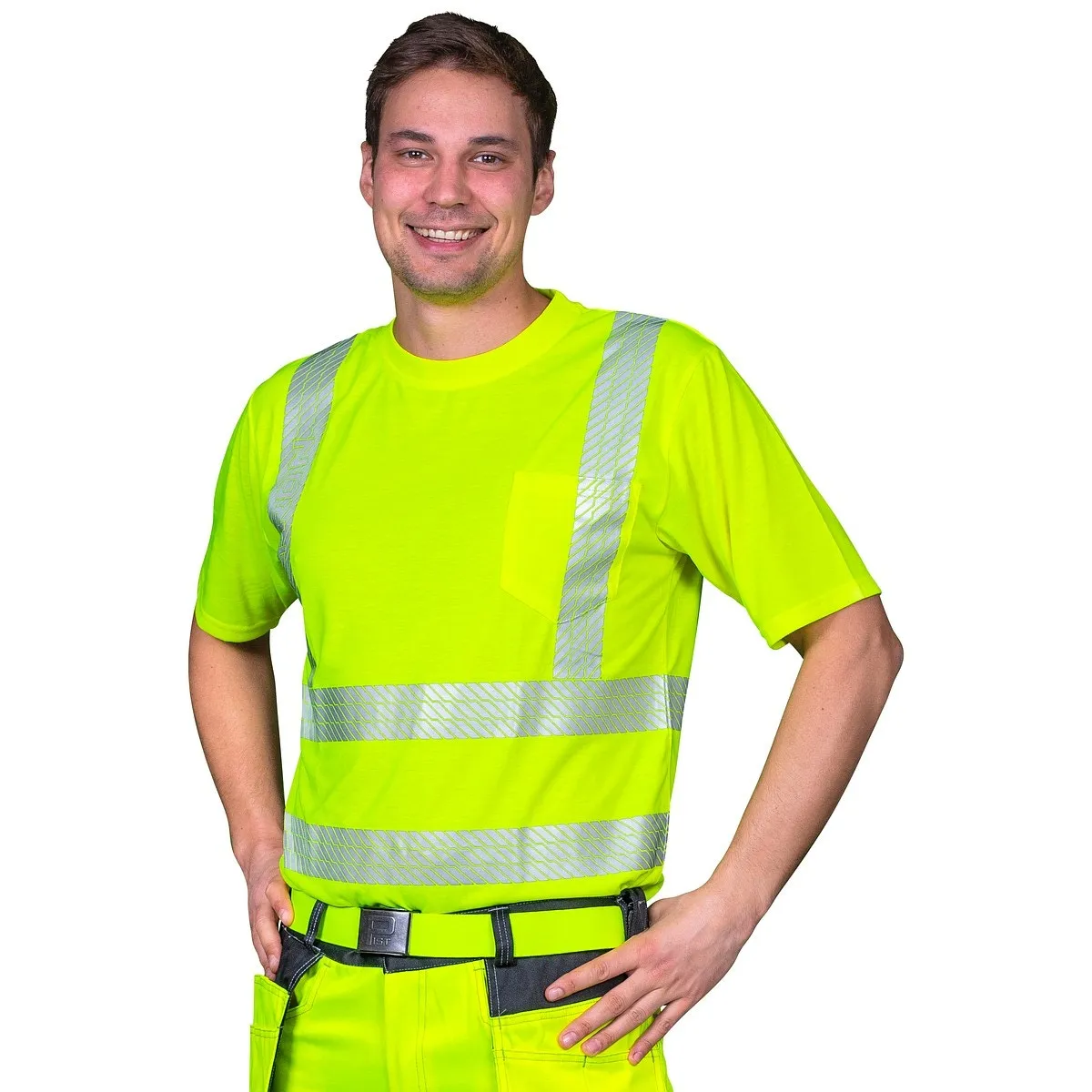 Varsel T-Shirt M Gul Kl2 En20471