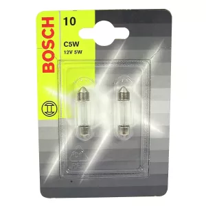 Glödlampa Bosch Sv8.5 38Mm 5W 12V (2 St)