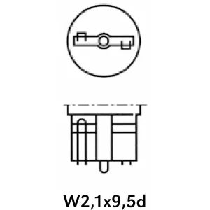 Glödlampa Bosch T10 3W 12V (2 St)