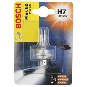 Halogenlampa Bosch H7 Extralife Plus 50 12V