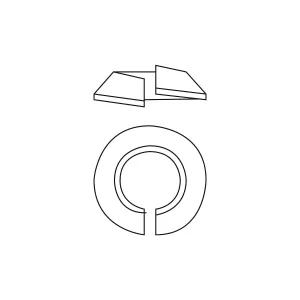 Konisk Fjäderbricka M12