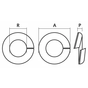 Konisk Fjäderbricka M22