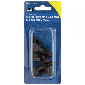 Bult M10X40 10.9 5St Din931