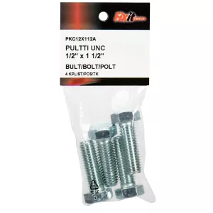 Bult Unc 1/2X1 1/2" 4St Förzinkad