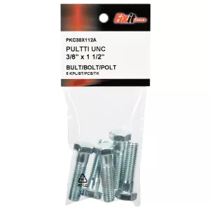 Bult Unc 3/8X1 1/2" 5St Förzinkad