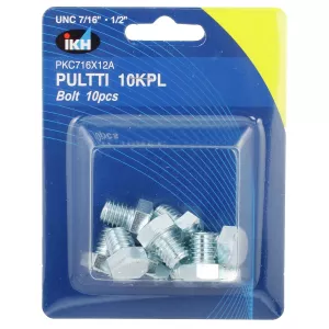 Bult Unc 7/16 X 1/2" 10St Förzinkad