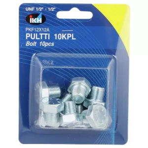 Bult Unf 1/2 X 1/2" 10St Förzinkad