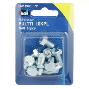 Bult Unf 5/16 X 1/2" 10St Förzinkad