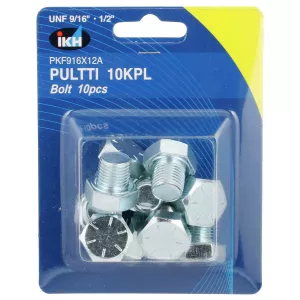 Bult Unf 9/16 X 1/2" 10St Förzinkad