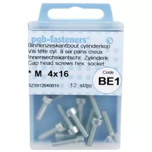 Insexskruv M4X16 8.8 12St Din912