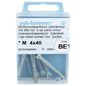 Insexskruv M4X40 8.8 8St Din912