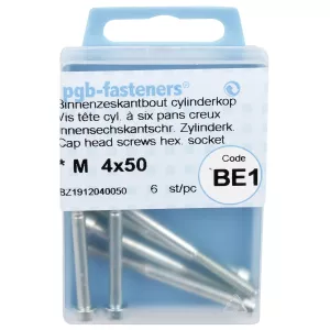 Insexskruv M4X50 8.8 6St Din912