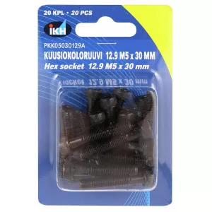 Insexskruv M5X30 12.9 20St Din912