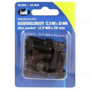 Insexskruv M8X20 12.9 10St Din912