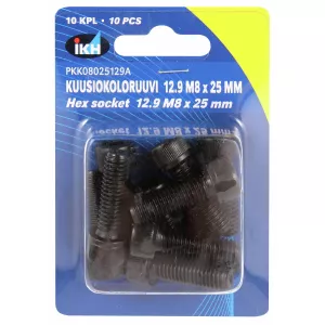 Insexskruv M8X25 12.9 10St Din912