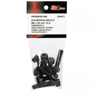 Insexskruv M8X30 12.9 10St Din912