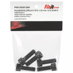 Insexskruv M10X30 12.9 5St Din912