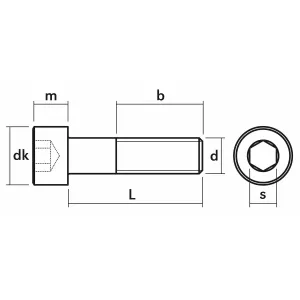 Insexskruv M10X50 12.9 3St Din912