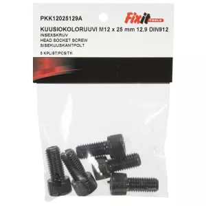 Insexskruv M12X25 12.9 5St Din912