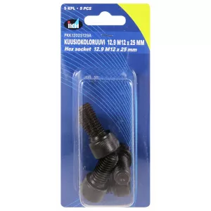 Insexskruv M12X25 12.9 5St Din912