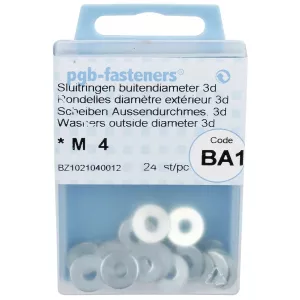 Planbricka M4 24St Din9021 Förzinkad