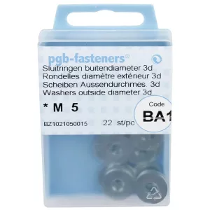 Planbricka M5 22St Din9021 Förzinkad