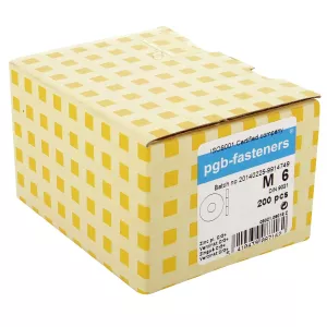 Planbricka M6 200St (0,46Kg/Pkt) Din9021