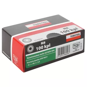 Planbricka M8 Rst A2 100St Din9021