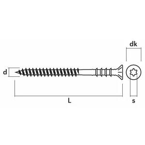 Karmskruv 6X90Mm 8 St