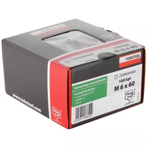 Bult M6X60 Rf A2-70 Din933 100St Sexkants