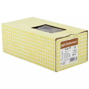 Gipsskruv 4,2X75 Grov 500St (2,15Kg) Ce