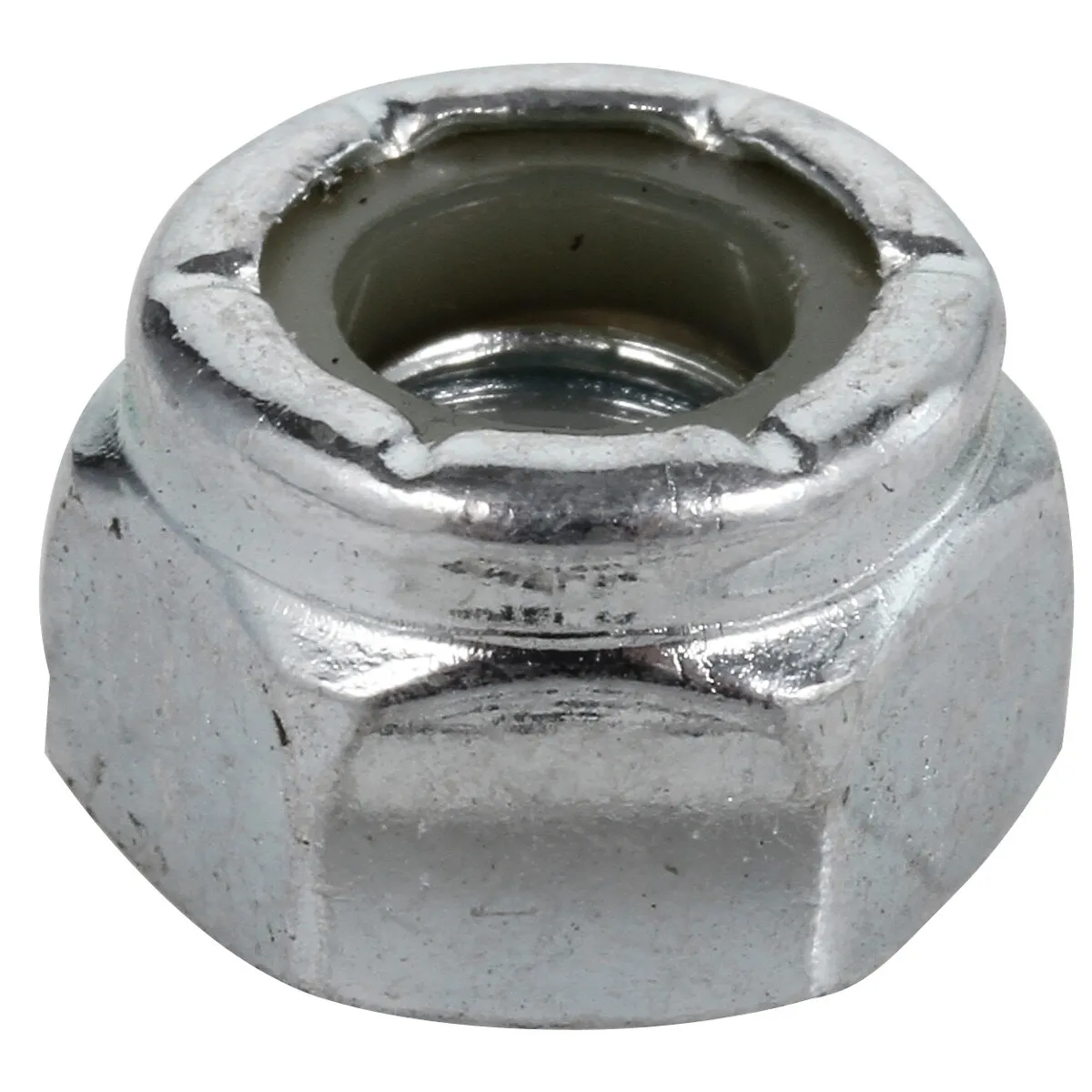 Låsmutter Unf Nyloc 3/8" 10St Förzinkad